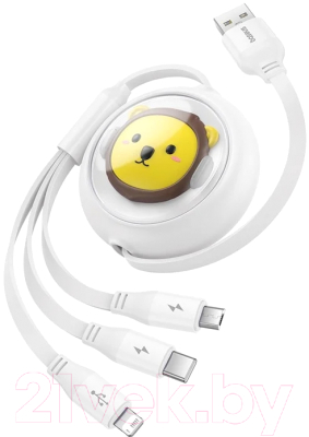 Кабель Baseus USB to Micro USB+Type-C+iP CB000063 / 662802585B - фото