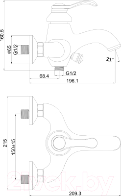 Смеситель Maxonor Pure Life PL3276