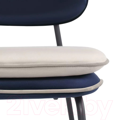 Стул барный Bergenson Bjorn Pea / BB0000696 (темно-синий/бежевый)