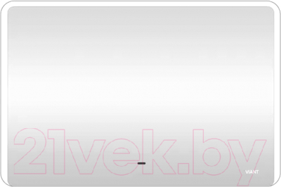 Зеркало Viant Бали 80x60 / VBAL8060-ZLED - фото