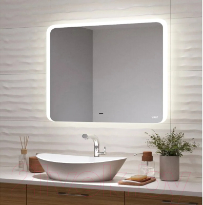 Зеркало Viant Бали 80x60 / VBAL8060-ZLED