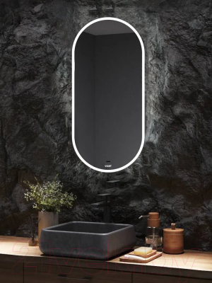 Зеркало Viant Марсель 55x100 / VMAR55100-ZLED