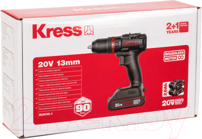 Аккумуляторная дрель-шуруповерт Kress KUC30.1