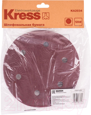 Набор шлифлистов Kress KA2034