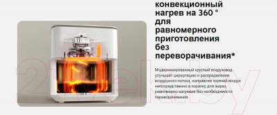 Аэрогриль Xiaomi Smart Air Fryer 6.5L MAF10 / BHR7358EU (белый)