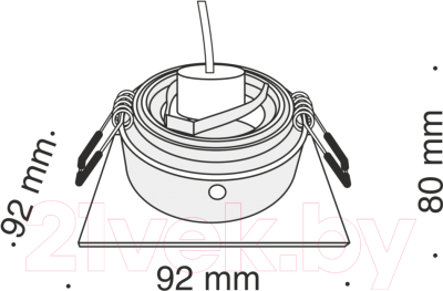 Точечный светильник Maytoni Akron DL026-2-01W