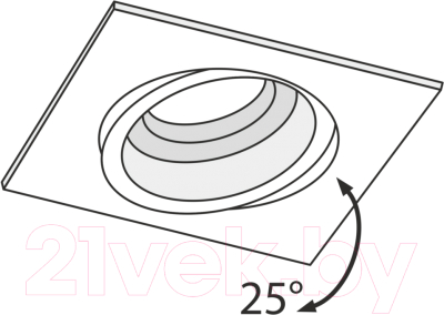 Точечный светильник Maytoni Akron DL026-2-01W