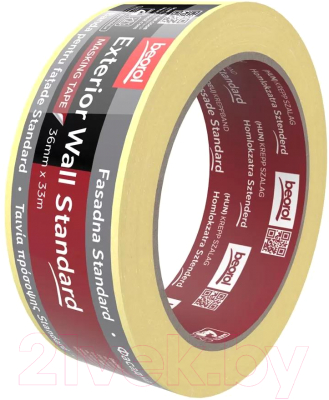 Лента малярная Beorol Facade Standard 36мм/33м - фото