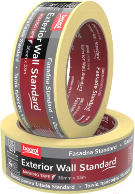 Лента малярная Beorol Facade Standard 36мм/33м