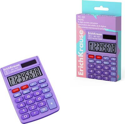 Калькулятор Erich Krause PC-101 Pastel / 62006