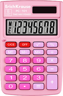 Калькулятор Erich Krause PC-101 Pastel / 62007 - фото