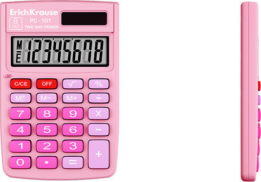 Калькулятор Erich Krause PC-101 Pastel / 62007