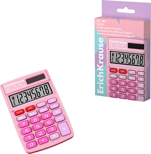 Калькулятор Erich Krause PC-101 Pastel / 62007