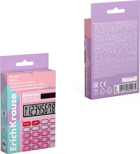 Калькулятор Erich Krause PC-101 Pastel / 62007