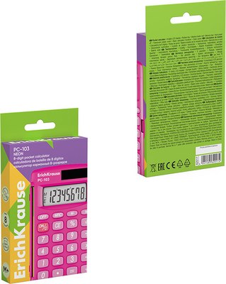 Калькулятор Erich Krause PC-103 Neon / 62017
