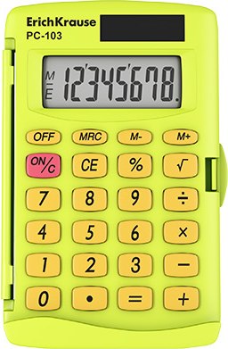 Калькулятор Erich Krause PC-103 Neon / 62018 - фото