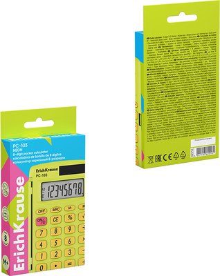 Калькулятор Erich Krause PC-103 Neon / 62018