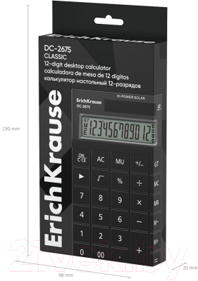 Калькулятор Erich Krause DC-2675 Classic / 62001