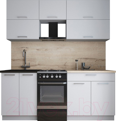 Кухонный гарнитур Интерлиния Мила Gloss 50-19 - фото