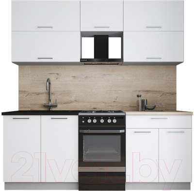 Кухонный гарнитур Интерлиния Мила Gloss 50-20 - фото