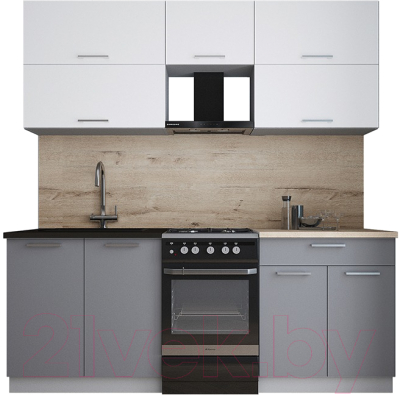 Кухонный гарнитур Интерлиния Мила Gloss 50-20 - фото