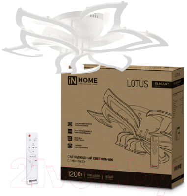 Потолочный светильник INhome Elegant Lotus / 4690612051512