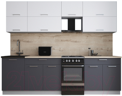 Кухонный гарнитур Интерлиния Мила Gloss 50-26 - фото