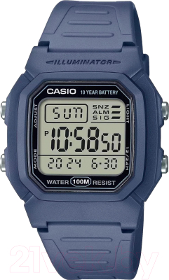 Часы наручные мужские Casio W-800H-2A - фото