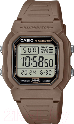 Часы наручные мужские Casio W-800H-5A - фото