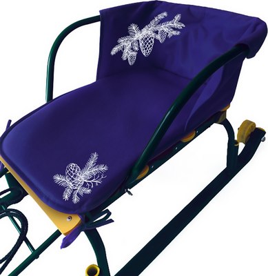 Сиденье для санок Mega Toys С кнопками / МТ54019