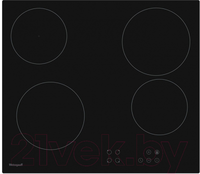 Электрическая варочная панель Weissgauff HV640BA - фото