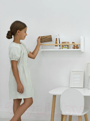 Полка Mega Toys 1 ярус 92011_ЛДСП / 93011_ЛДСП