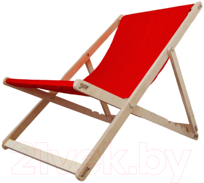 Кресло-шезлонг складное КомфортПром С тканевым сиденьем / 10223376