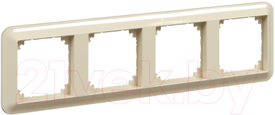 Рамка для выключателей и розеток Schneider Electric Merten MTN4040-1244 - фото