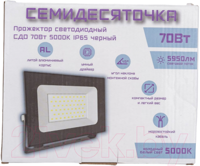 Прожектор Фарлайт Семидесяточка СДО 70Вт 5000К IP65 FAR002253