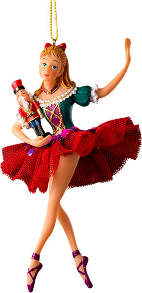 Елочная игрушка Erich Krause Decor. Мари и Щелкунчик / 53544 - фото