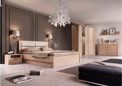 Двуспальная кровать Мебельград Элана с подъемным ортопедическим основанием 180x200