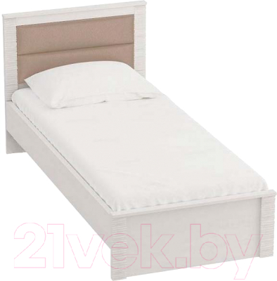 Односпальная кровать Мебельград Элана с ортопедическим основанием на опорах 90x200 - фото