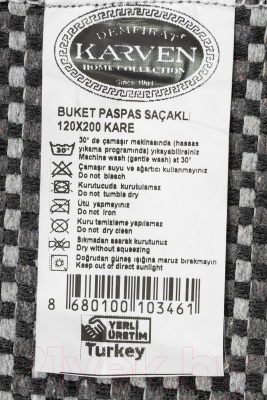 Ковер Karven Buket Sacakli 120x200 / KV 034 (Mavi/бирюзовый)