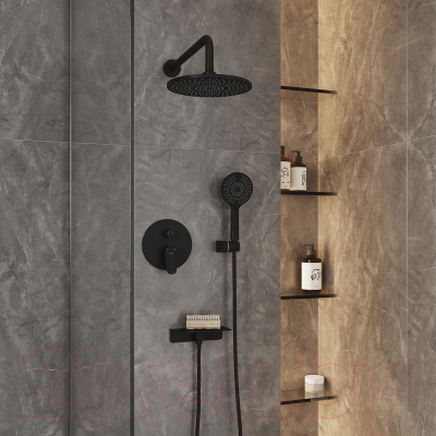 Душевая система со смесителем IDDIS Rora / RORBL02M67