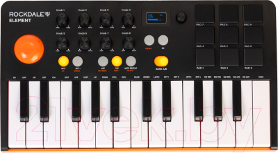 MIDI-клавиатура Rockdale Element Black / A174141 - фото