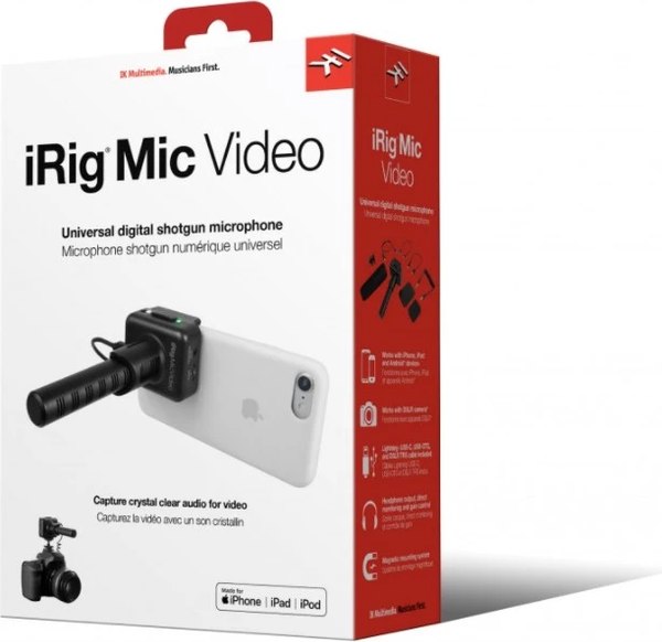 Микрофон IK Multimedia iRig Mic Video 