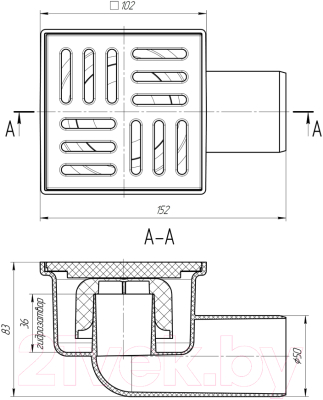 Трап для душа Ани Пласт TQ5104