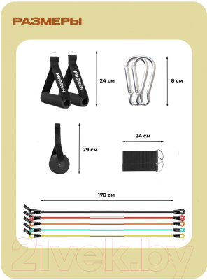Набор эспандеров Proiron НЭ005