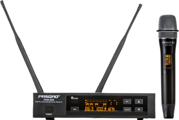 Радиосистема микрофонная Pasgao PAW-900 Rx PAH-801 TxH 
