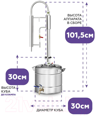 Дистиллятор бытовой ФЕНИКС Зенит
