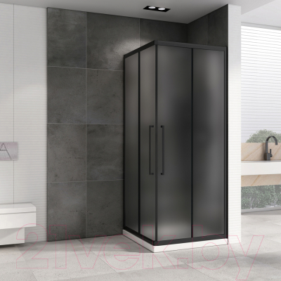 Душевой уголок Abber Schwarzer Diamant AG02080BMH