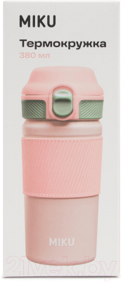 Термокружка Miku TH-MGC-380-PNK