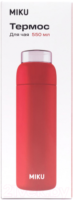 Термос для напитков Miku TH-MGT-550-RED