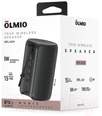 Портативная колонка Olmio SPLASH BS-02